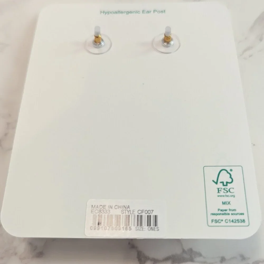 J.Crew Sparkle Pearl Chainlink Earrings - Picture 5 of 5